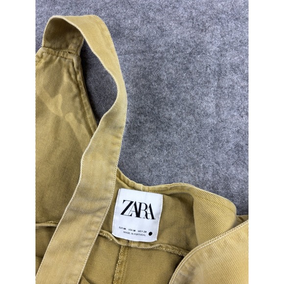 ZARA Wide Leg Cropped Utility Overalls Urban Y2K Streetwear Trendy Women M SEE - Picture 5 of 11
